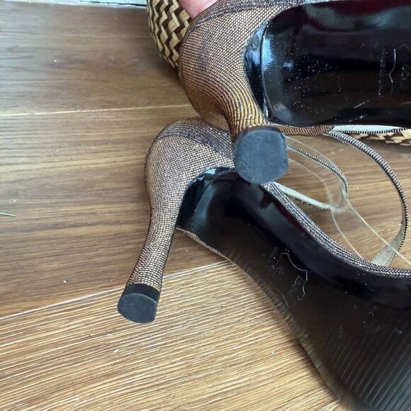 Stuart Weitzman Vixen Heels Pyrite Nocturnal 8 - Picture 9 of 11